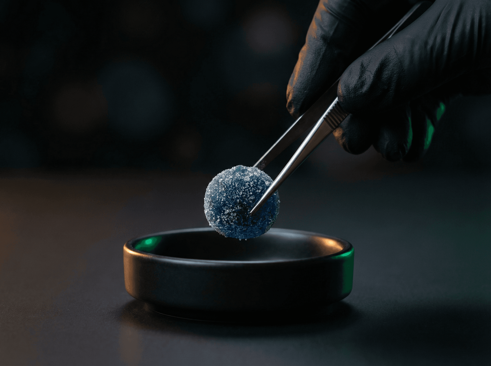 Delta-9 blueberry gummy precision dosage