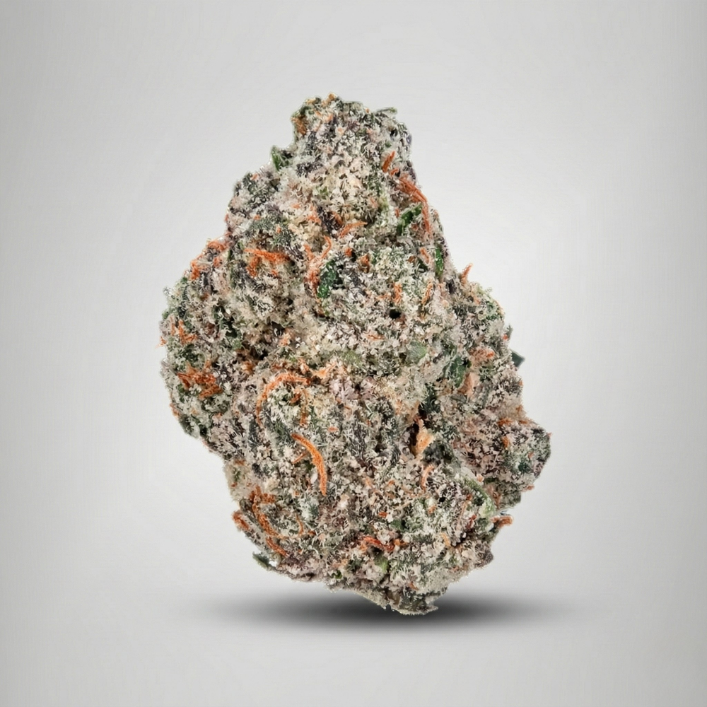 Cannabis on a gray background Official Farmacy